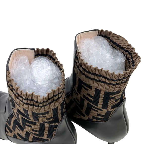 FENDI Rockoko Heel Boots - Picture 7 of 9